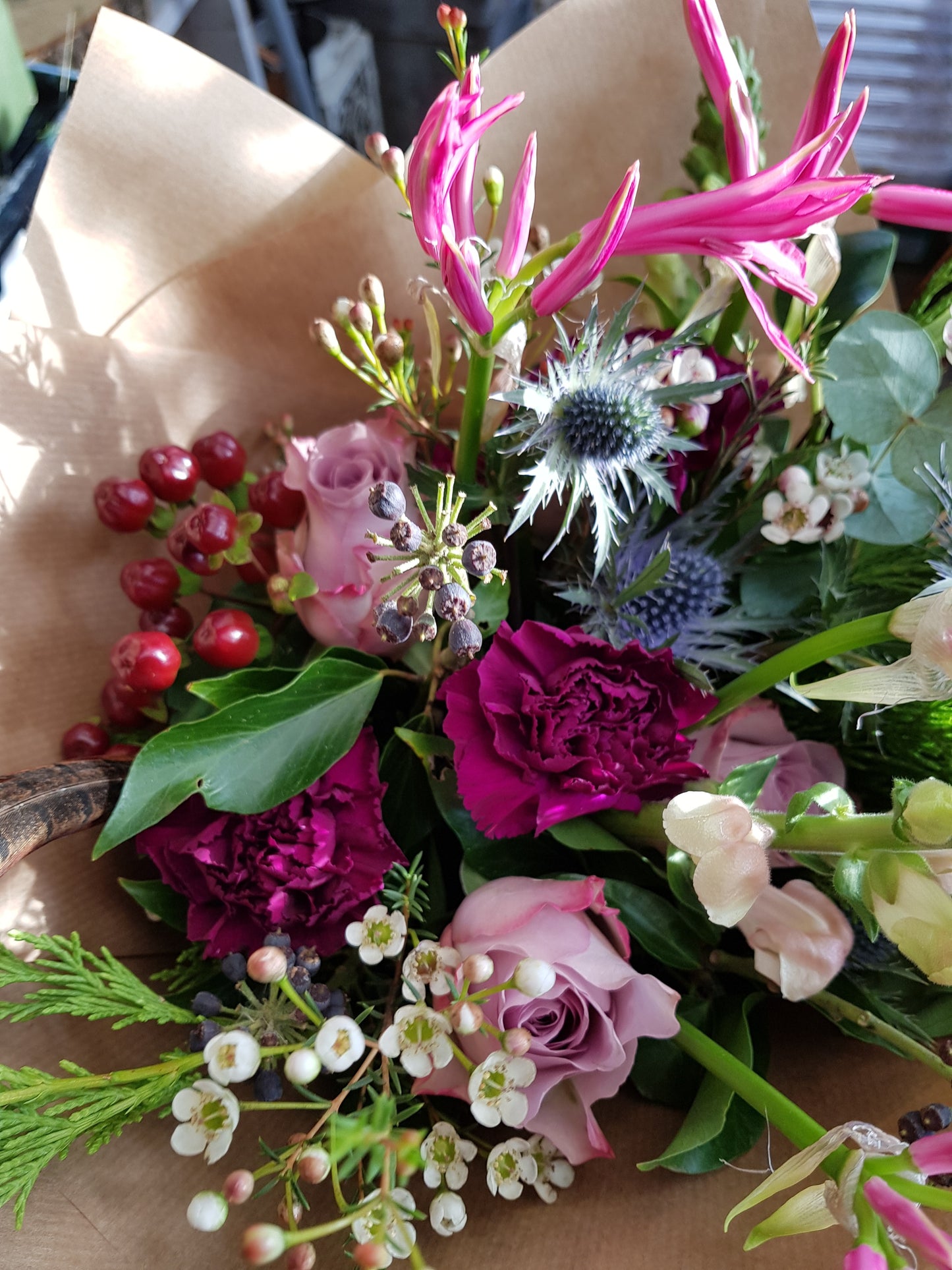 Floral Bouquet and buttonhole Workshop 29th March 2025 at Oaktrack Smallholding