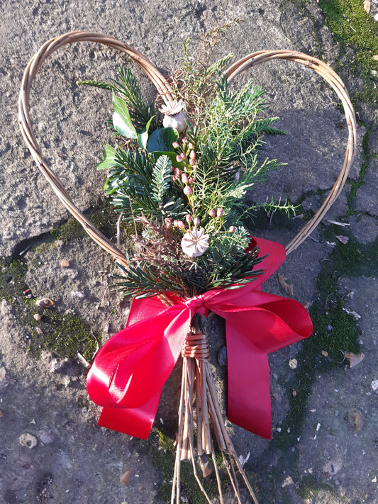 Willow Heart Wreath Workshop 19th November The Old Dairy, Enham Alamein. Andover.