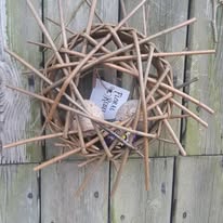 Round Willow Bird Feeder Workshop, 5th October The Old Dairy, Enham Alamein. Andover.