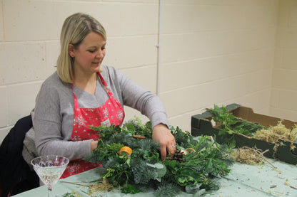 Bespoke 1:1 or small group Christmas Wreath Making at The Old Dairy, Enham Alamein