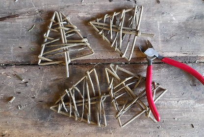 Willow Christmas decorations Workshop 26th December 2025 at Oaktrack Smallholding